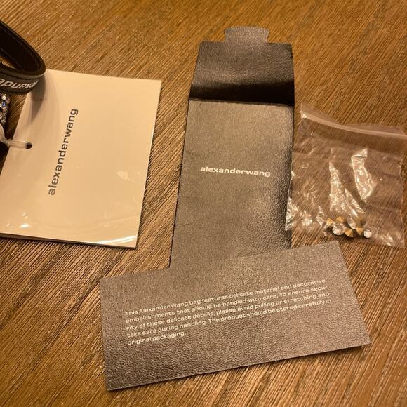 NWT Alexander Wang Medium Heiress Crystal & Leather Handbag - Picture 11 of 12